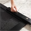 Sirocco Rattan and Wood Full Platform Bed in Black