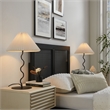 Wave Squiggle Table Lamp in Black