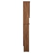 Render Over the Toilet Bathroom Storage Cabinet in Walnut