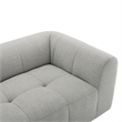 Liana Upholstered Fabric Loveseat in Pewter