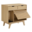 Render Cat Cabinet in Oak