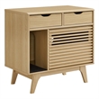 Render Cat Cabinet in Oak