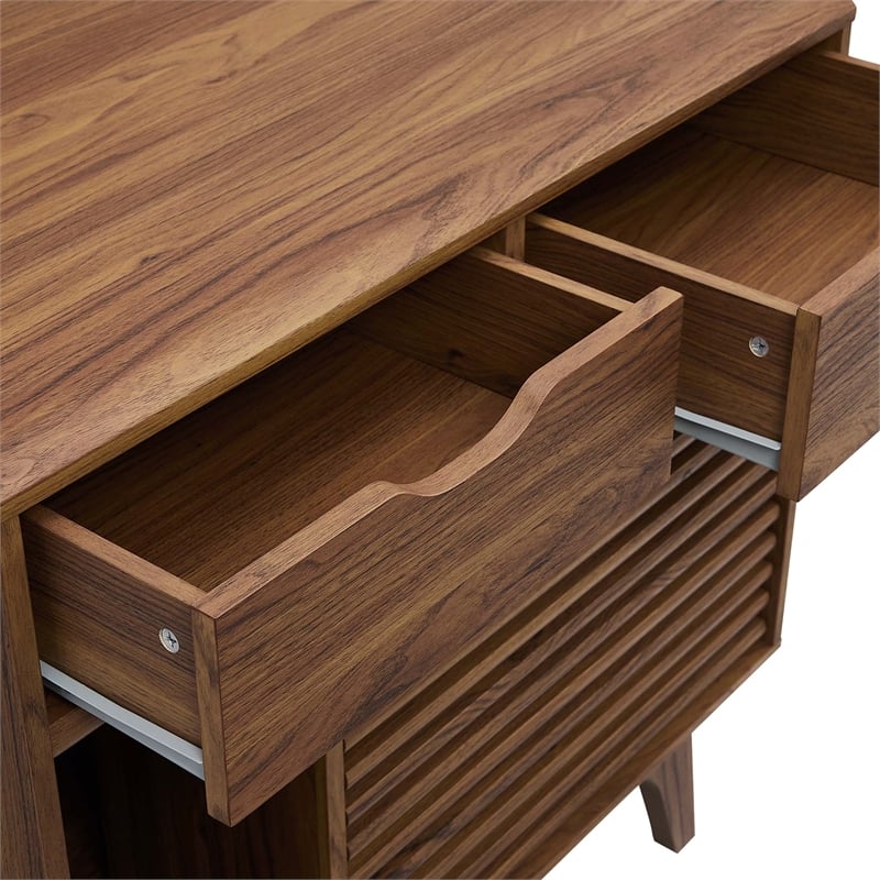 Render Cat Cabinet in Walnut