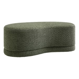 Nimbus 48&quot Upholstered Ottoman Bench in Sage
