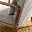 Charlie Boucle Upholstered Armchair in Taupe