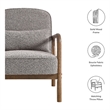 Charlie Boucle Upholstered Armchair in Taupe