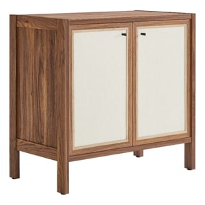 Capri 33&quot Wood Grain Storage Cabinet in Walnut