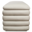 Mezzo Upholstered Performance Velvet Storage Bench in Almond