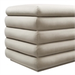 Mezzo Upholstered Performance Velvet Storage Bench in Almond