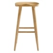 Saville Backless Wood Bar StoolsSet of 2 in Oak