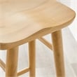 Saville Backless Wood Bar StoolsSet of 2 in Oak