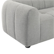 Liana Upholstered Fabric Sofa in Pewter