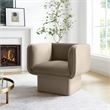 Modway Tate Performance Velvet Accent Chair in Taupe