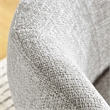Vesta Chenille Fabric Upholstered Swivel Chair in Dove Gray