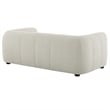 Liana Upholstered Fabric Loveseat in Linen