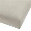 Solace Modular Upholstered Fabric Ottoman in Linen