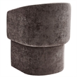 Verity Chenille Dining Armchair in Chocolate Brown