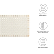 Sparta Weave Vegan Leather Full Headboard in Natural Beige