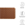 Sparta Weave Vegan Leather Full Headboard in Natural Brown
