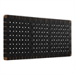 Sparta Weave Vegan Leather Full Headboard in Walnut Black