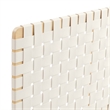 Sparta Weave Vegan Leather Full Headboard in Natural Beige