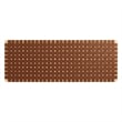 Sparta Weave Wall-Mount Vegan Leather Queen Headboard in Natural Brown