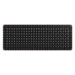 Sparta Weave Wall-Mount Vegan Leather Queen Headboard in Walnut Black