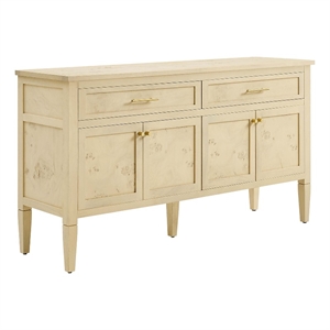 Elysian 62&quot Wood Sideboard in Bleached Burl
