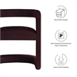 Winslow Barrel Performance Velvet Dining Chair in Mulberry