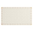 Sparta Weave Wall-Mount Vegan Leather Twin Headboard in Natural Beige