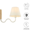 Sunlit Wall Sconce in Natural White
