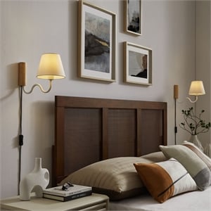 sunlit wall sconce in natural white