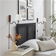 Sunlit Wall Sconce in Walnut Black