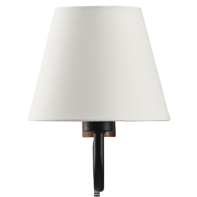 Sunlit Wall Sconce in Walnut Black