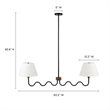 Sunlit Pendant Light in Walnut Black