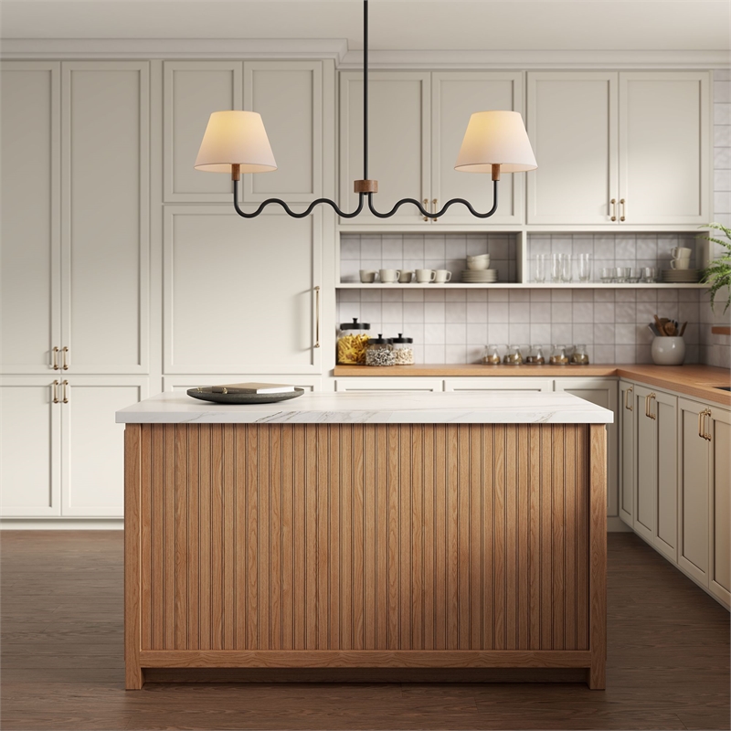 Sunlit Pendant Light in Walnut Black