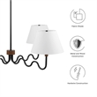 Sunlit Pendant Light in Walnut Black