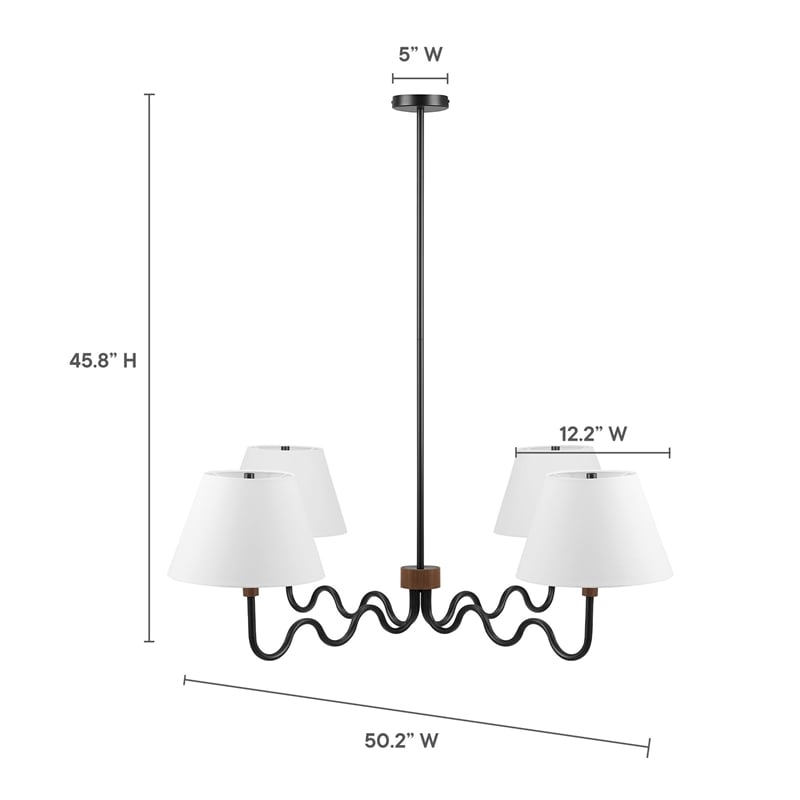 Sunlit Pendant Light in Walnut Black