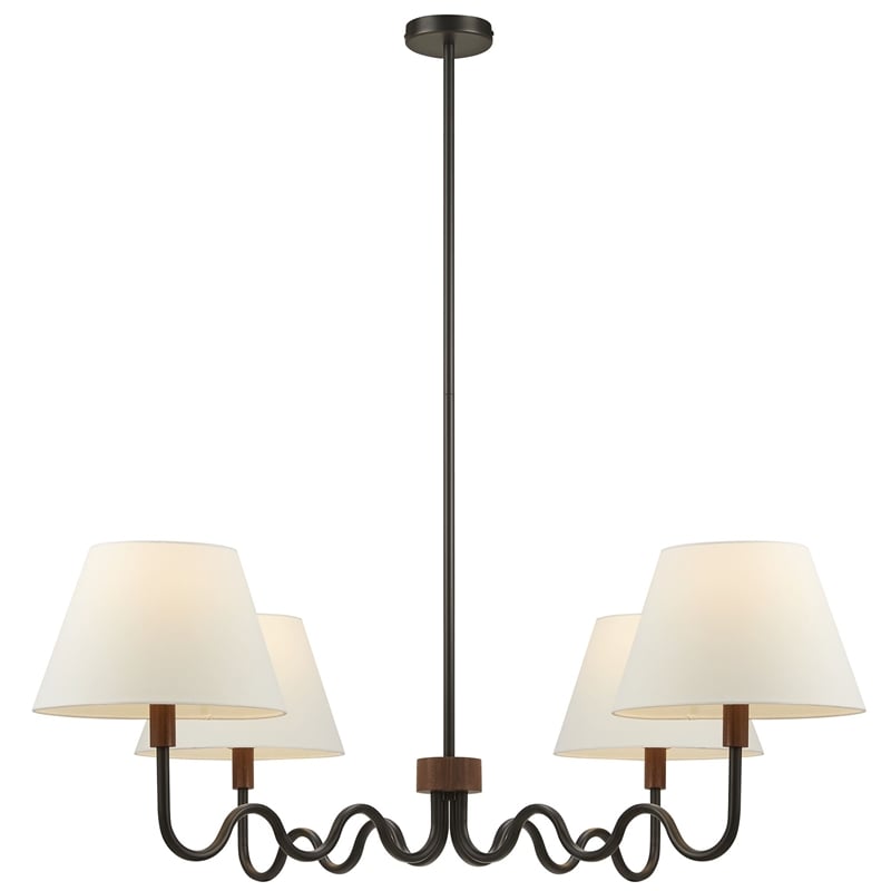 Sunlit Pendant Light in Walnut Black