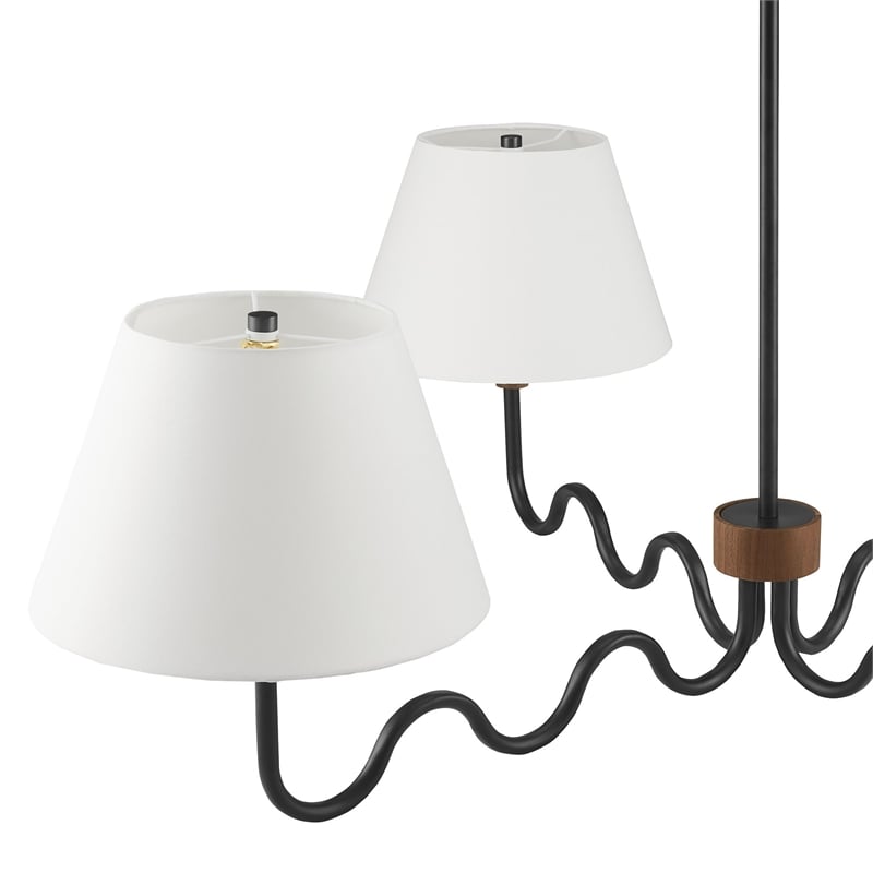 Sunlit Pendant Light in Walnut Black