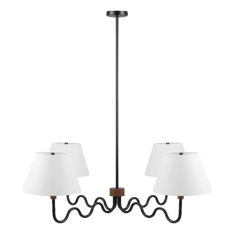 Sunlit Pendant Light in Walnut Black