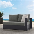Tahoe Modular Right-Facing Loveseat in Gray Charcoal