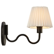 Wave Wall Sconce in Black