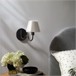 Wave Wall Sconce in Black
