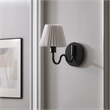 Wave Wall Sconce in Black