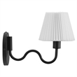 Wave Wall Sconce in Black