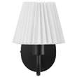 Wave Wall Sconce in Black