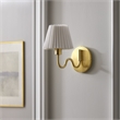 Wave Squiggle Arm Wall Sconce in Brass