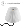 Wave Pendant Light in Black