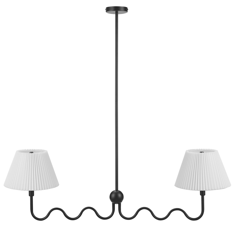 Wave Pendant Light in Black